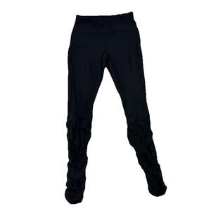 Lululemon 8 Leggings Black Ready To Rulu High Rise w5bcns Ruched 65-20